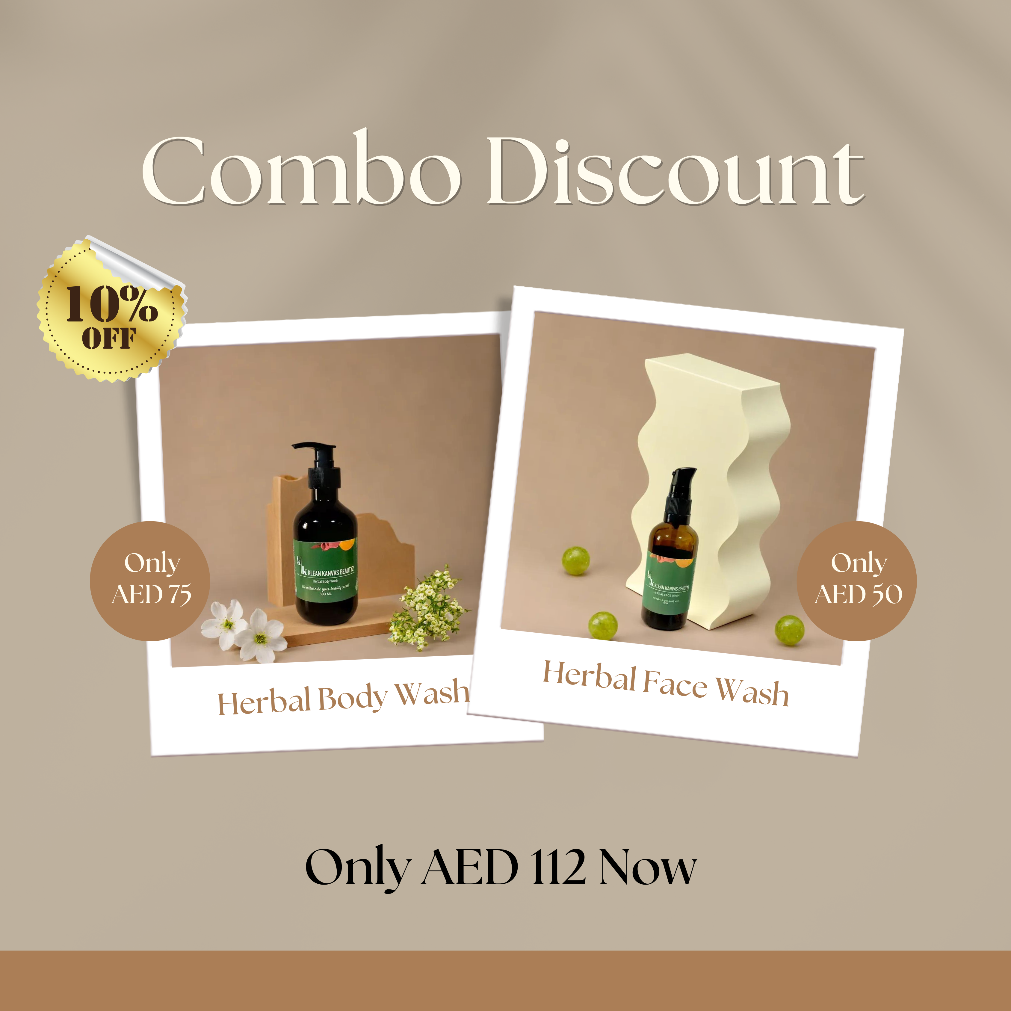 Herbal Body Wash and Herbal Face Wash