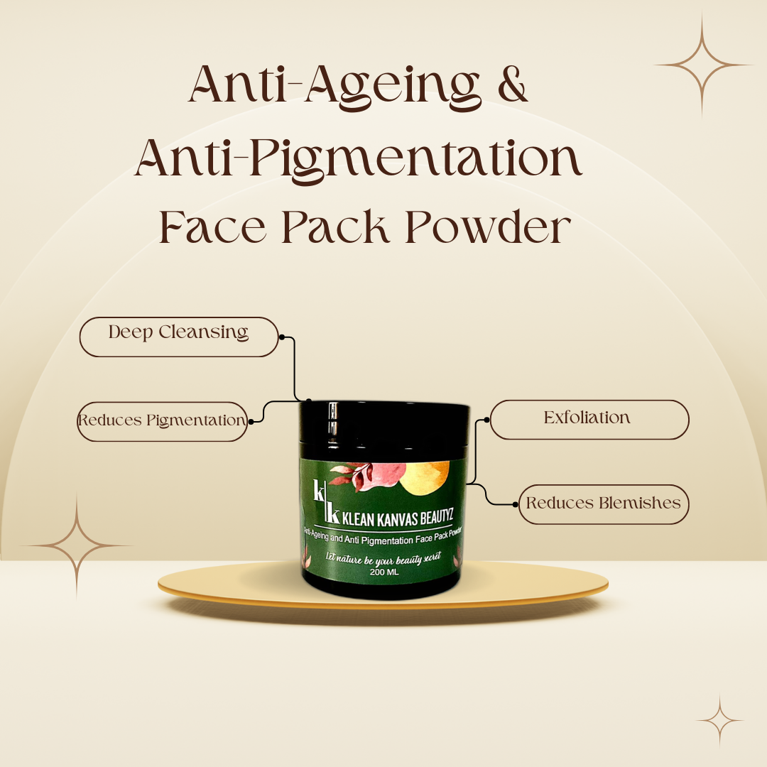 Anti-Ageing and Anti Pigmentation Face Pack Powder