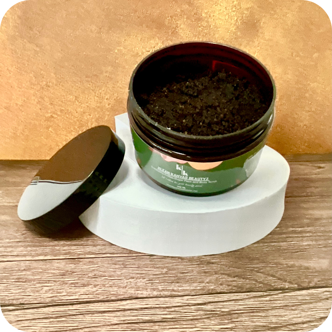 Exfoliating Coffee-Sugar Face and Body Scrub