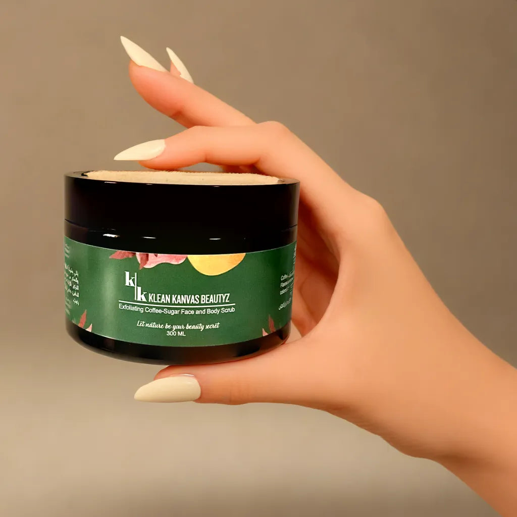 Exfoliating Coffee-Sugar Face and Body Scrub