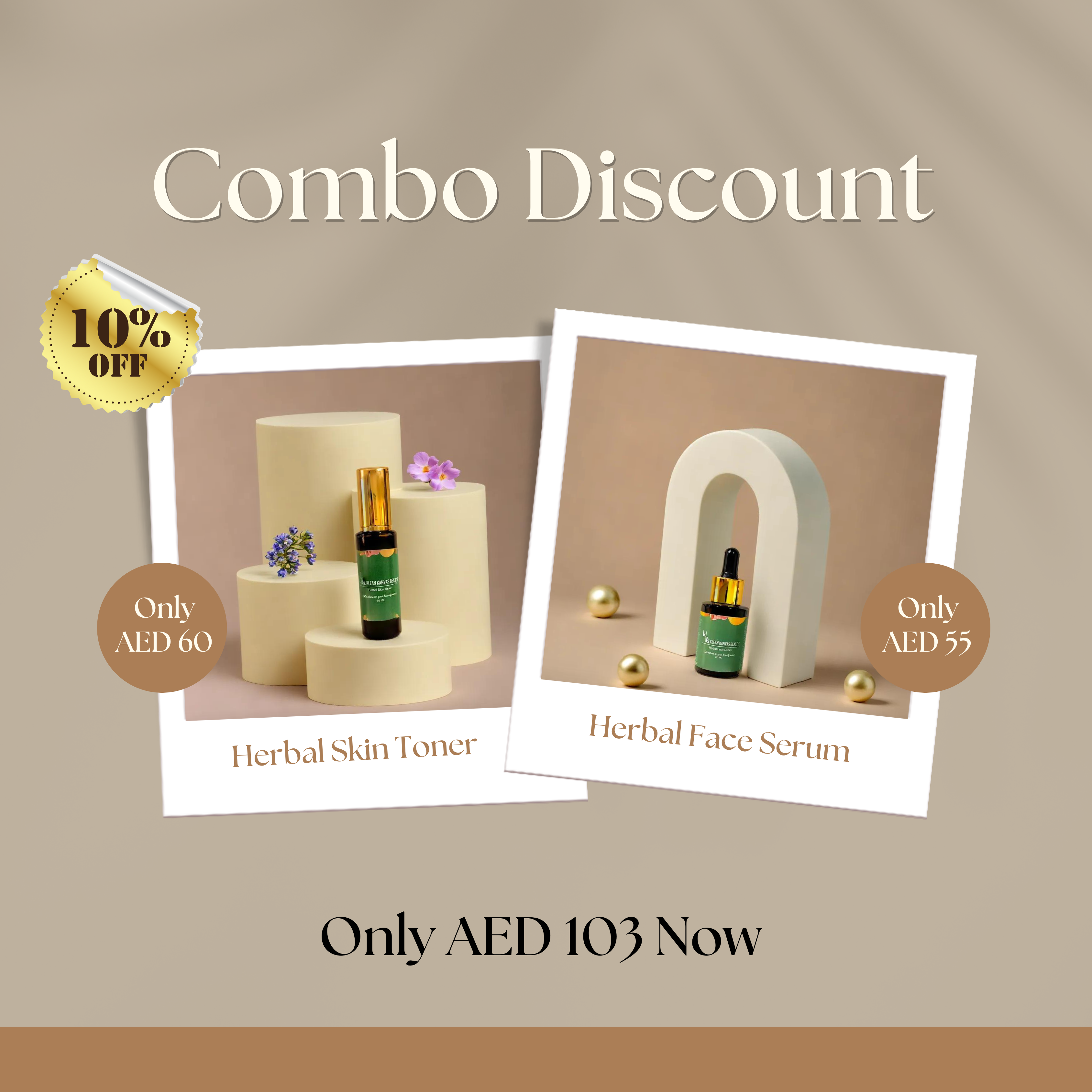 Herbal Skin Toner and Herbal Face Serum